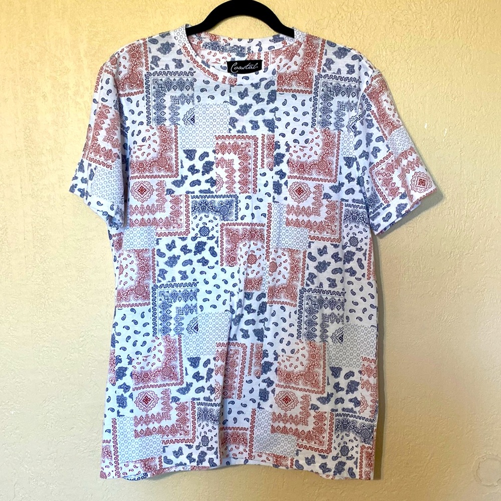 Coastal paisley tee